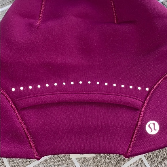 Lululemon Run for It All Beanie in Deep Fuschia